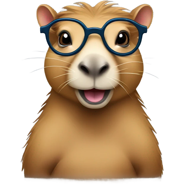 Clever CAPIBARa emoji