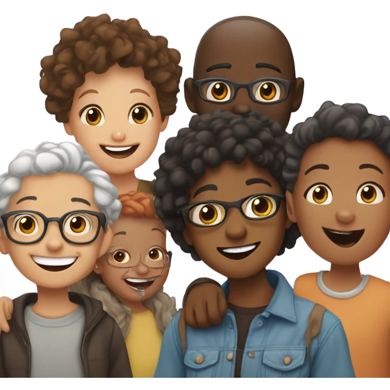 5 best friends emoji