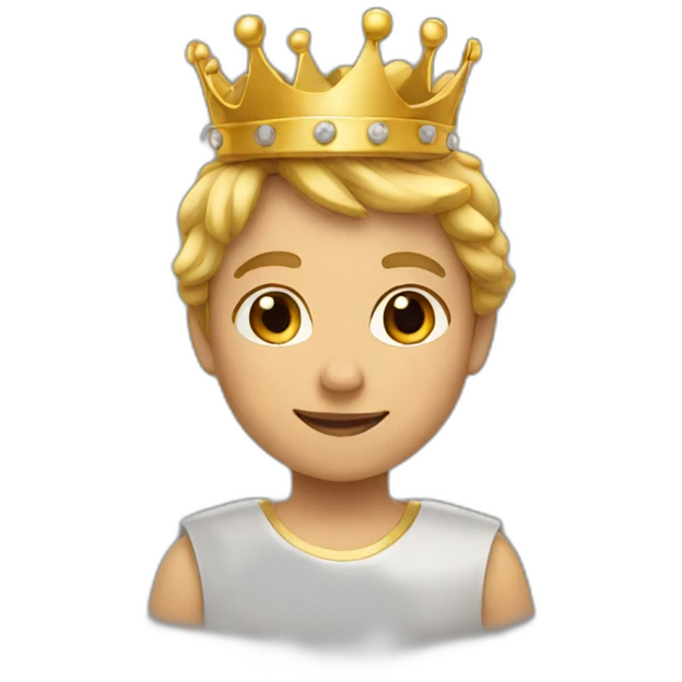 crown kids emoji