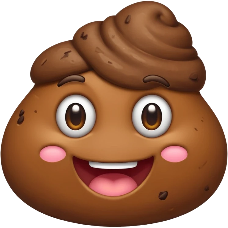poop with a smirk emoji