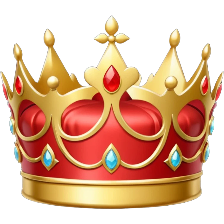 red crown emoji