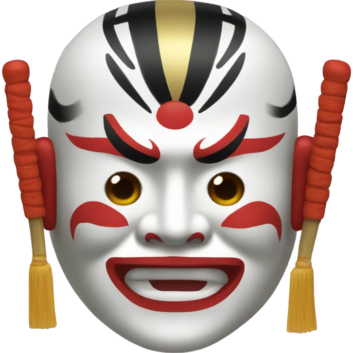 Japanese kabuki mask emoji
