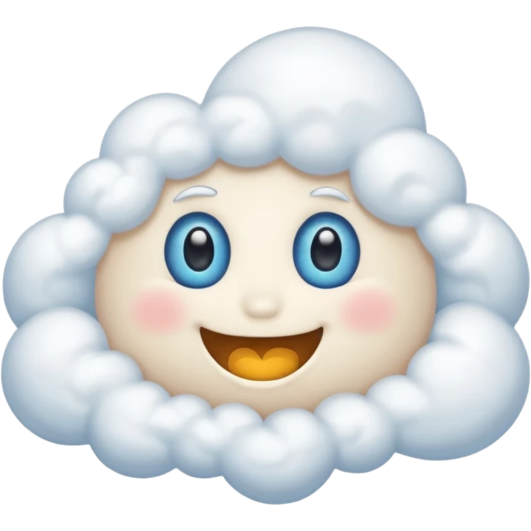 happy Sunny Cloud, eye emoji
