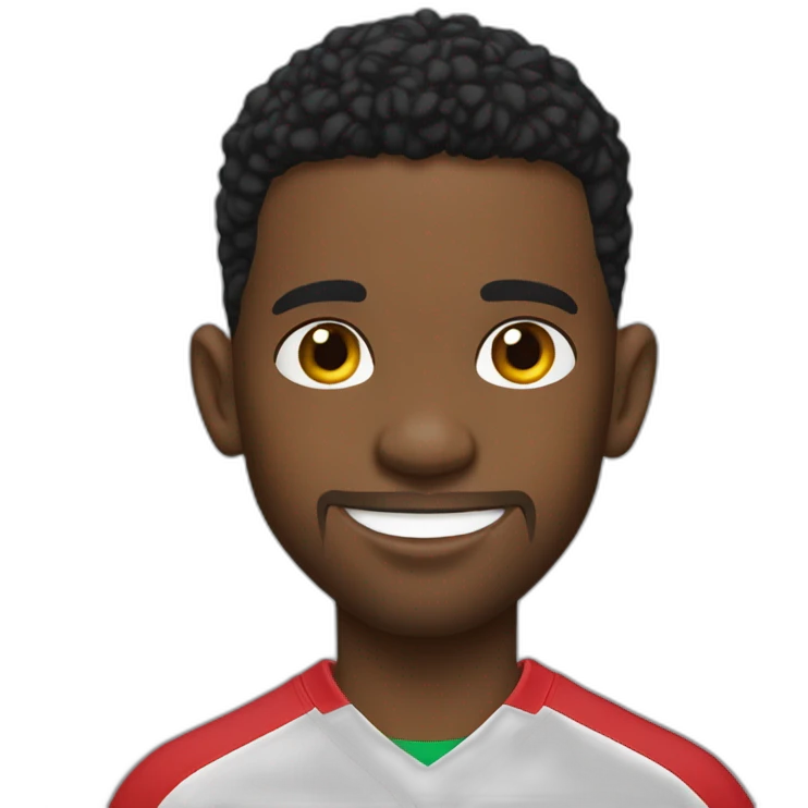 Samuel etoo avec un  sweat emoji