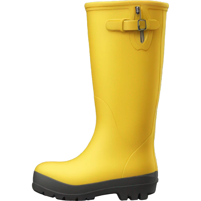 rubber boot yellow emoji