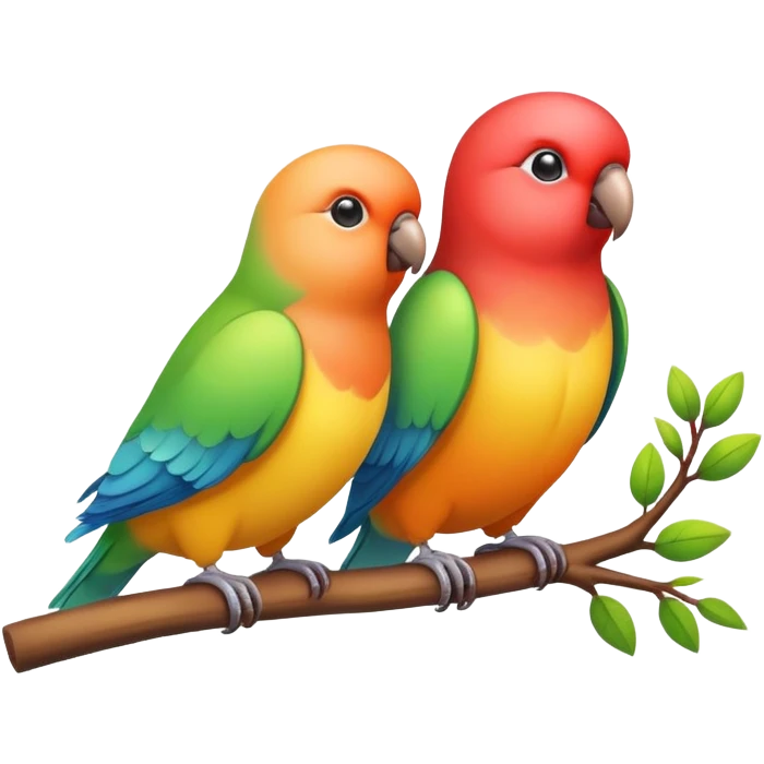 lovebirds  emoji