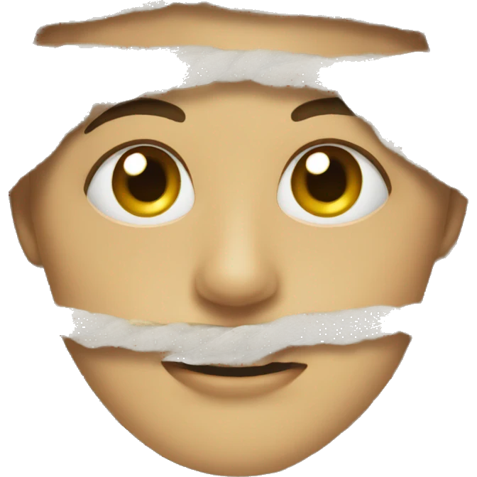 Face covered in ropes emoji