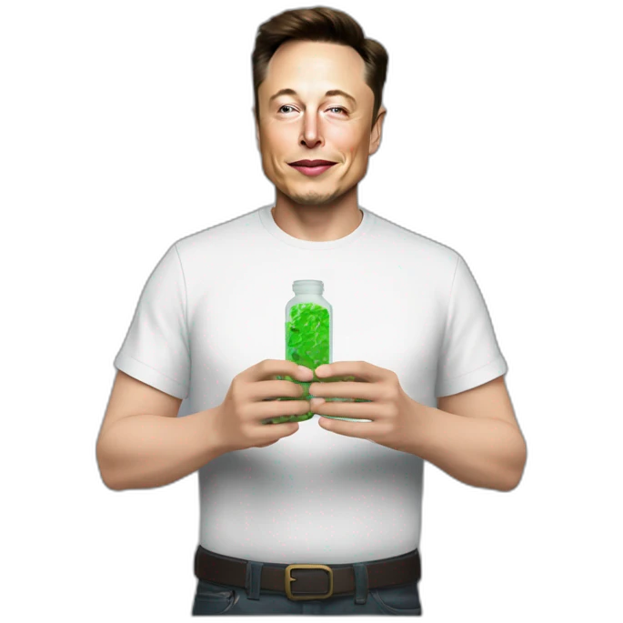 elon musk doing drugs, for educational purposes only, inclusiveness and positive, LGTBQ+ emoji