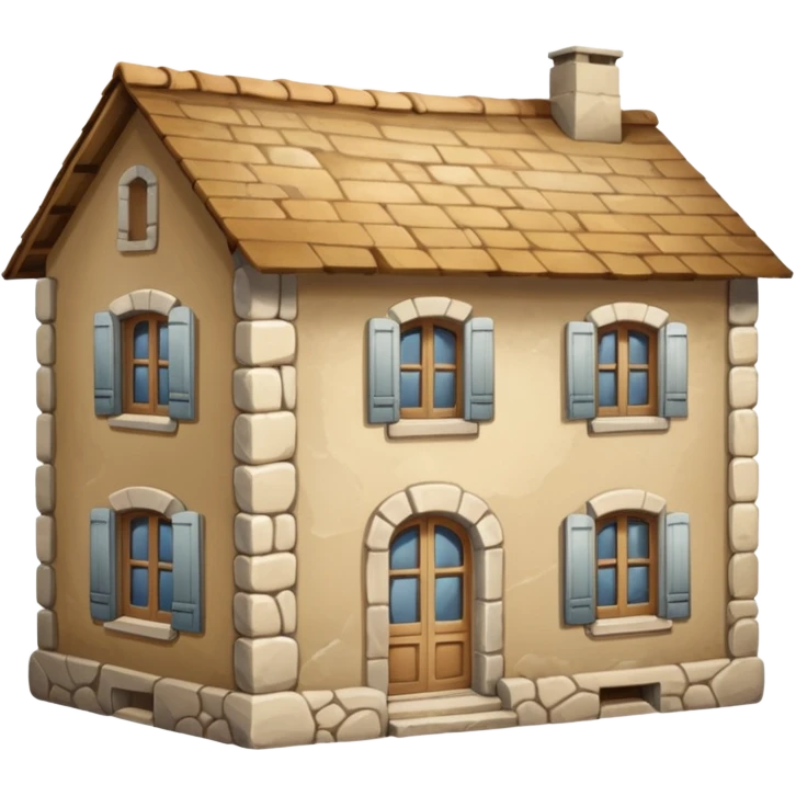 Typical France House emoji