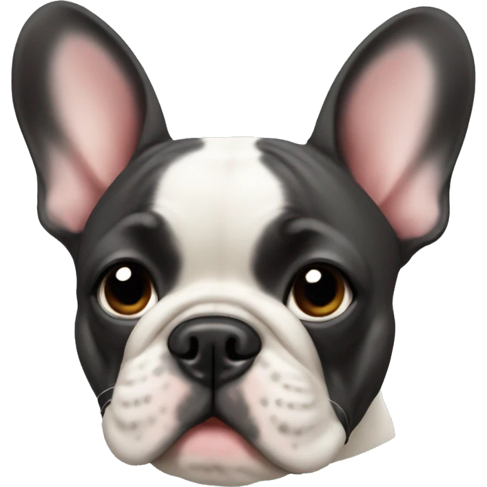 a french bulldog  emoji