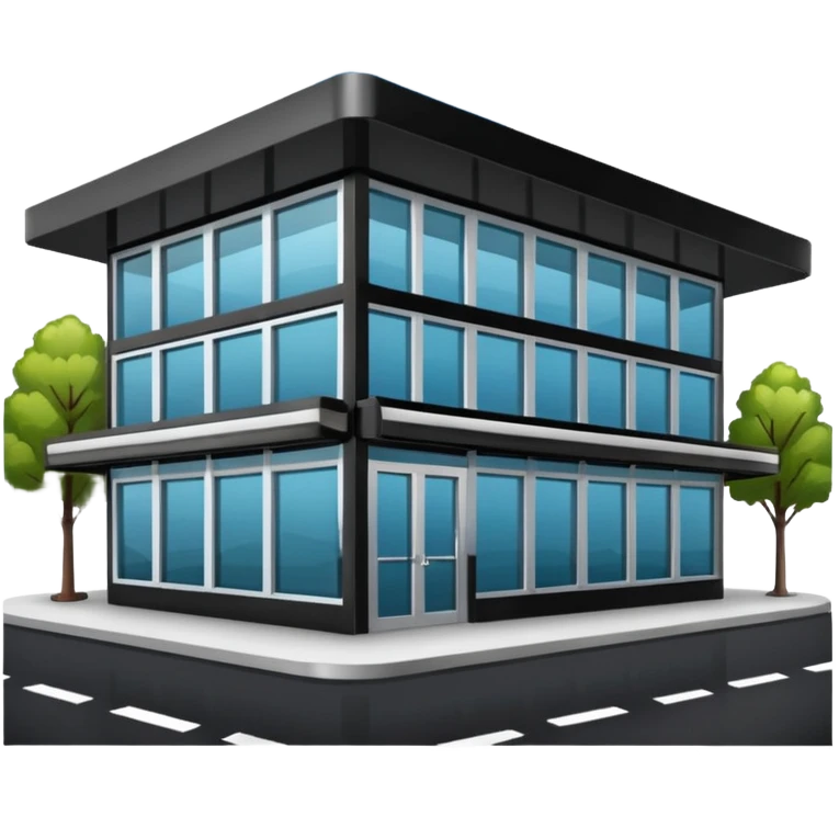 Self-service restaurants building emoji