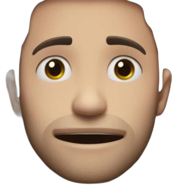 happy boy with meme card emoji