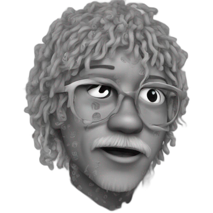 shadowy monochrome abstraction emoji