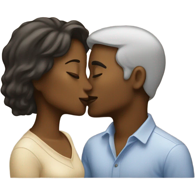 2 people kissing emoji