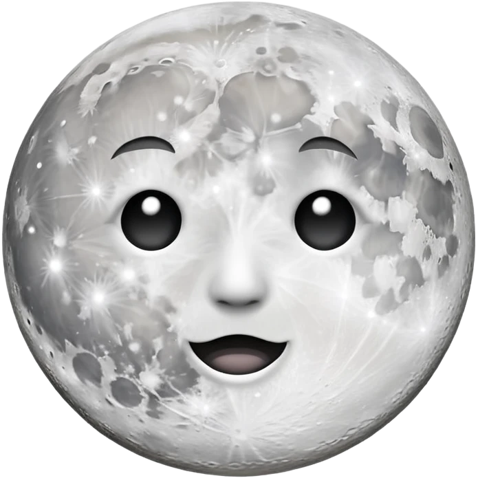 full moon emoji