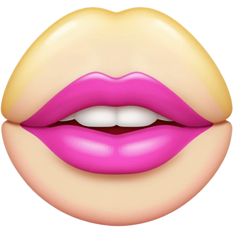 pink lovely lipstick emoji