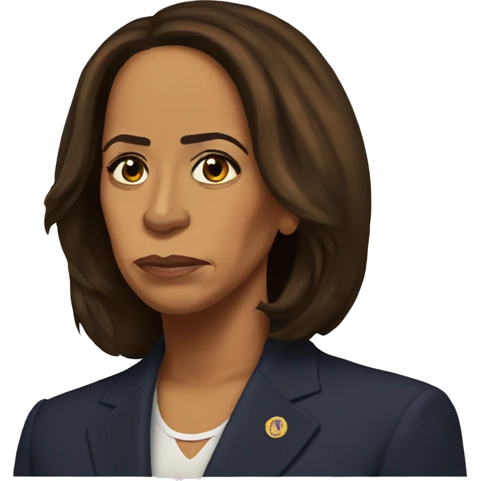 Kamala Harris sad emoji