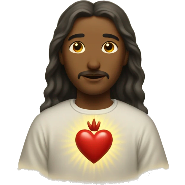 Sacred heart  emoji