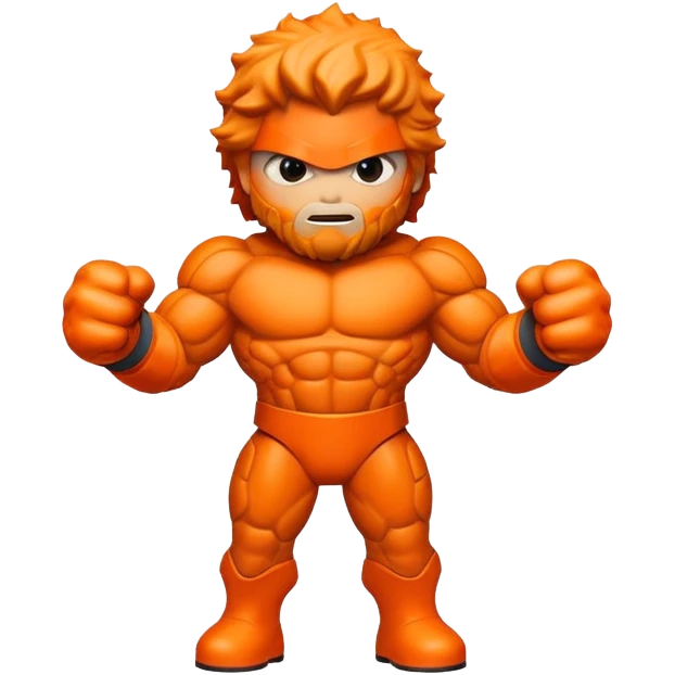 The Thing Marvel character orange rocky superhero emoji