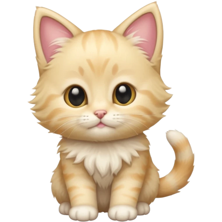 blonde kitten emoji