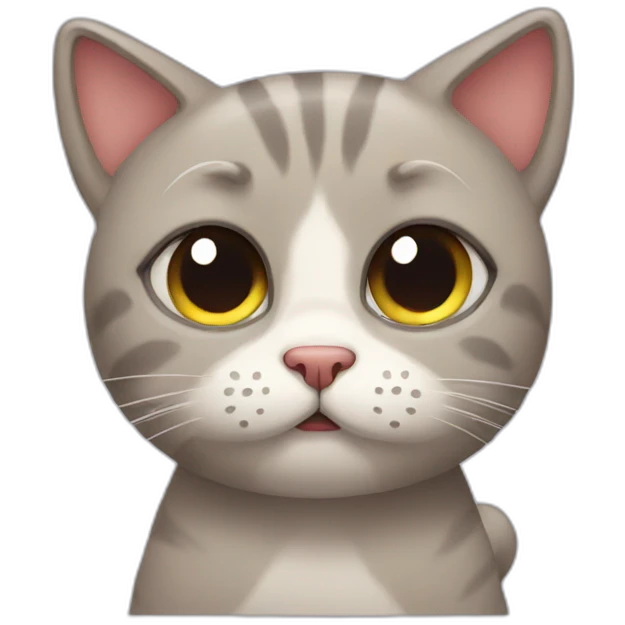 Sad cat emoji