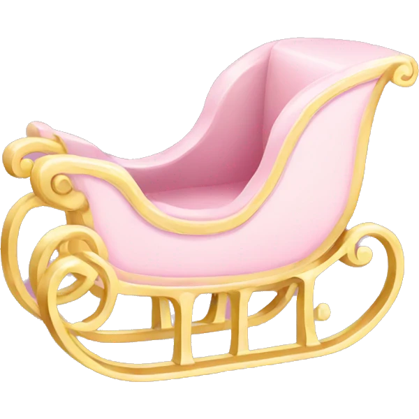 light pink sleigh emoji