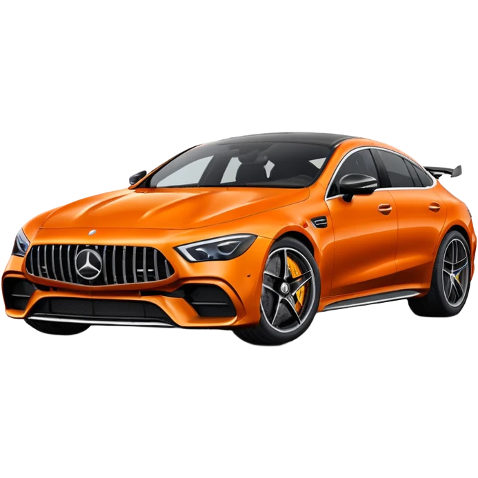 Mercedes amg gt 63 orange colour emoji