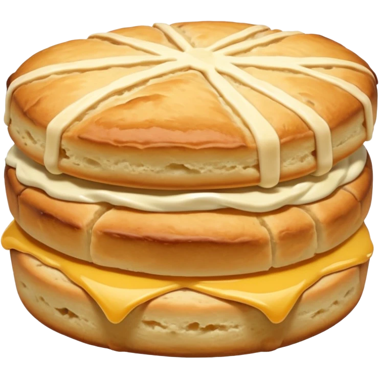 just one  - not layered with anything scones emoji