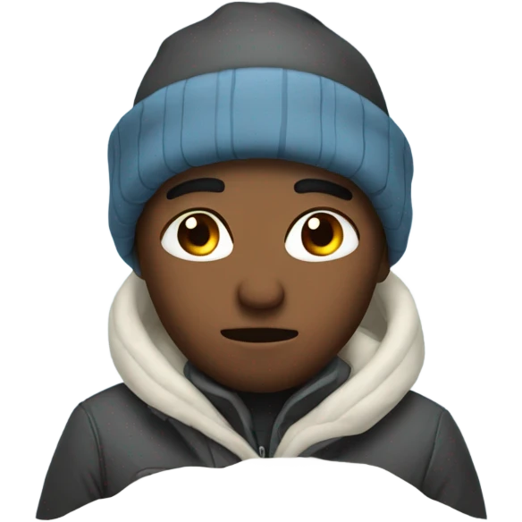 Me very cold emoji