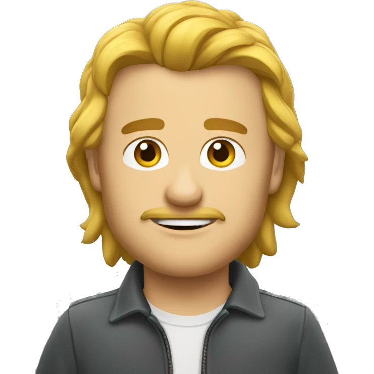 Jimmy Guisnet qui ressemble à un gaulois emoji