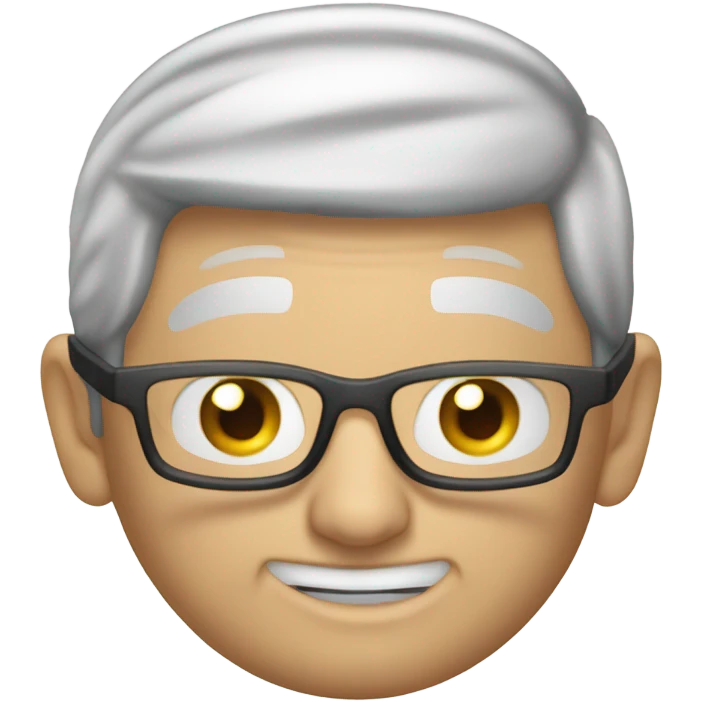 Tim Cook qui test le vision pro emoji