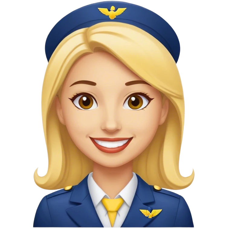 Spirit airlines flight attendant  emoji