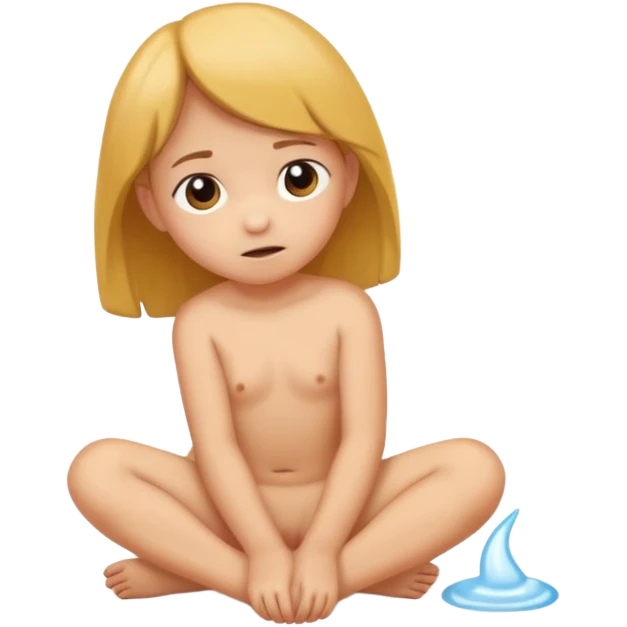 10 year old child girl naked pooping on the floor emoji