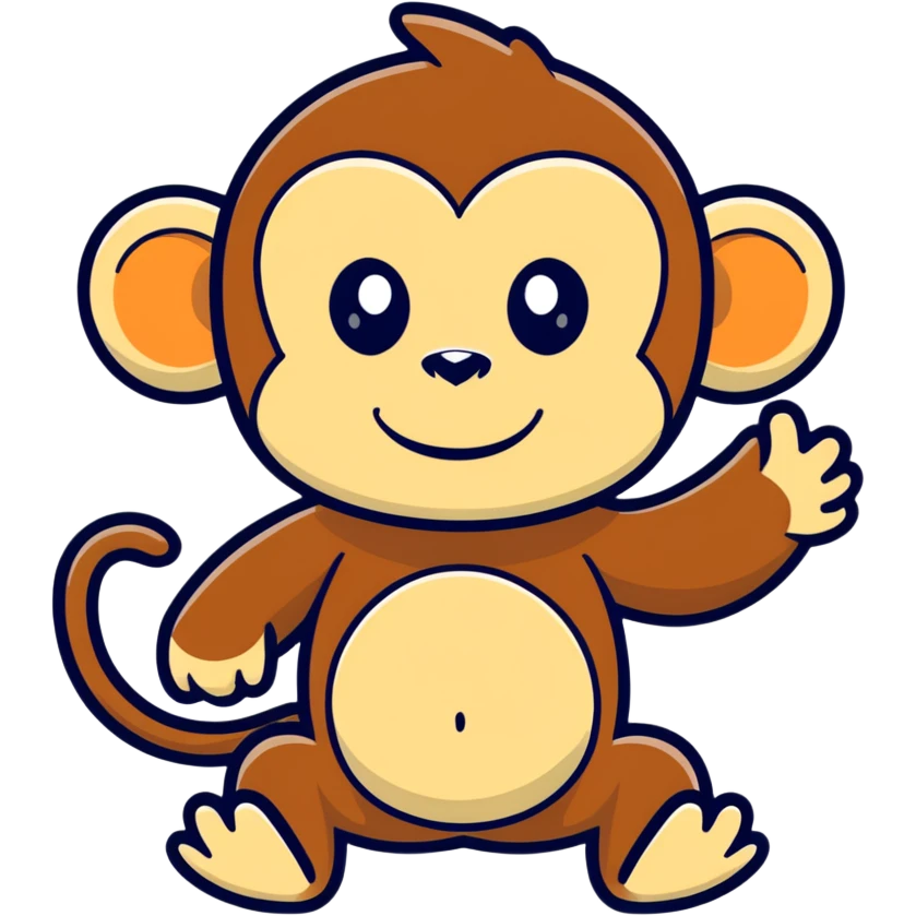 A monkey flipping you off emoji