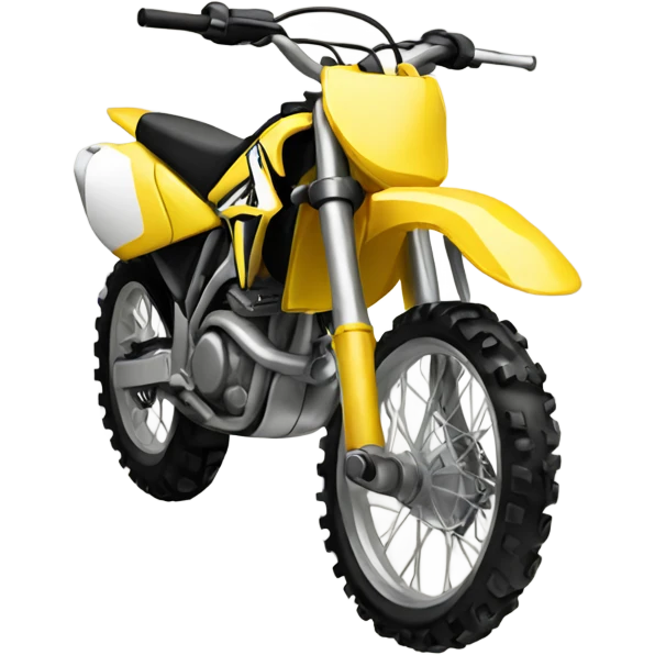 yellow dirtbike emoji