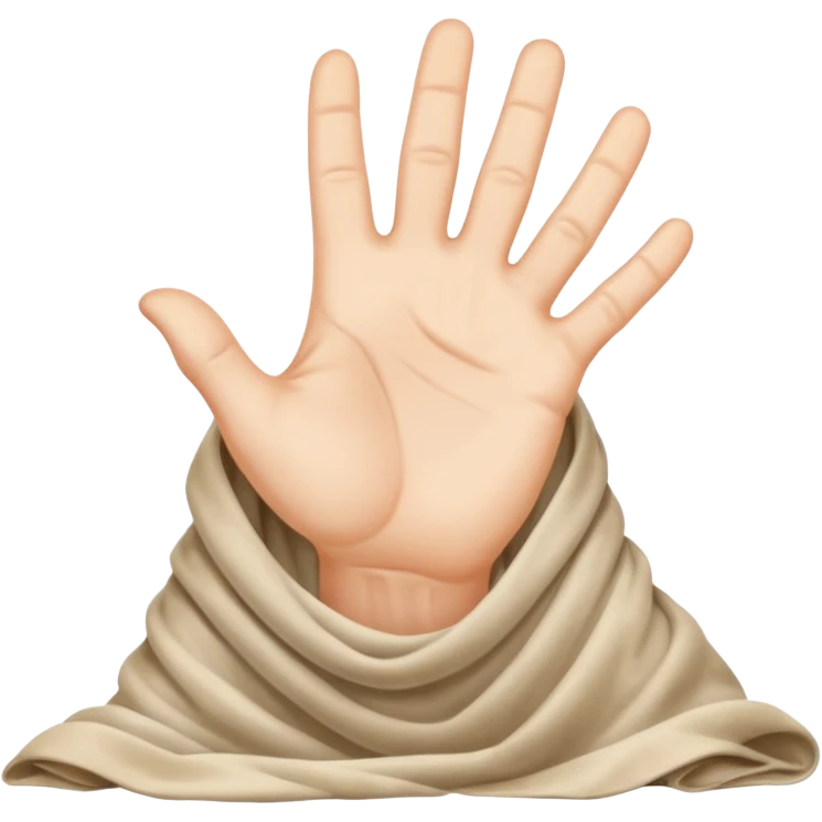 Something under the blanket emoji