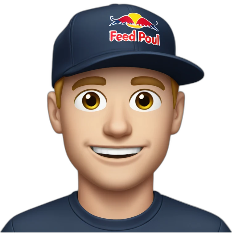 Max Verstappen with hat emoji