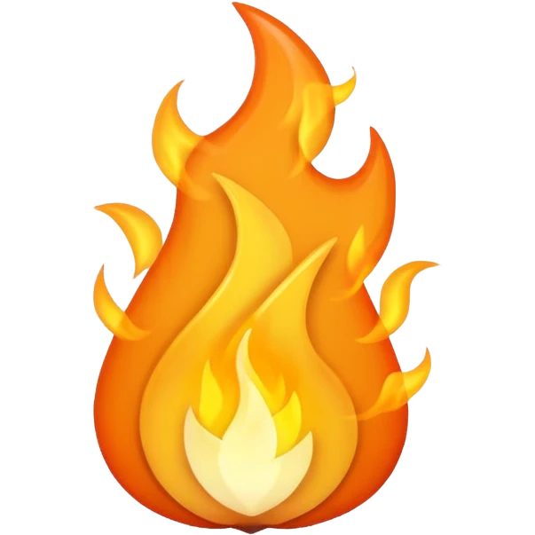 Excited fire can’t wait emoji
