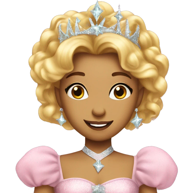 Me dressed like Glinda emoji