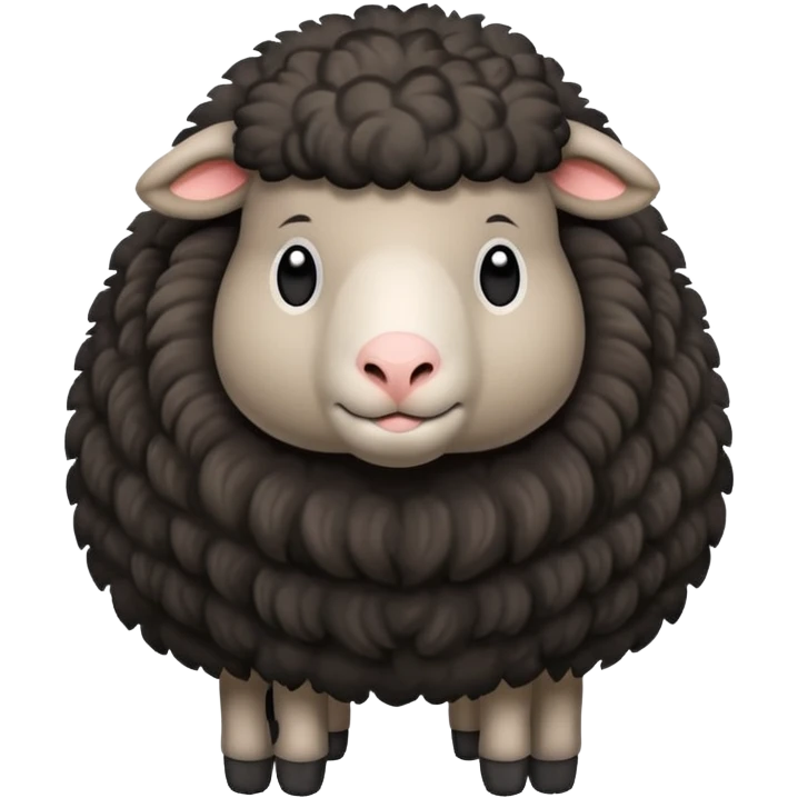 Black sheep emoji