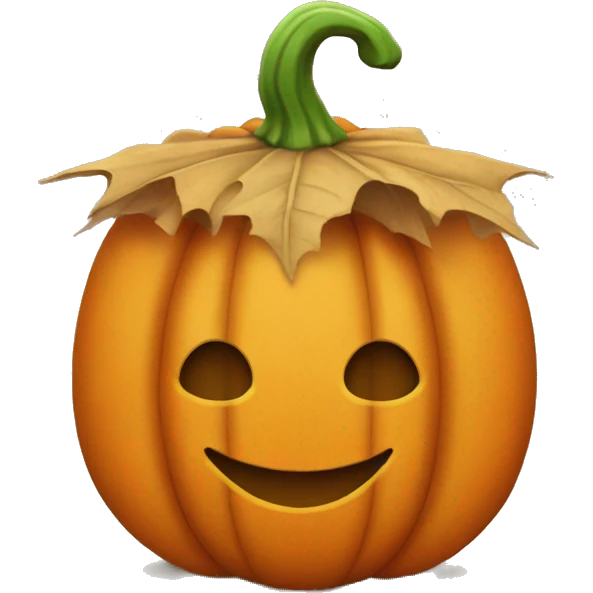 pumpkin gift box emoji