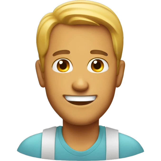 Smiling American Man emoji