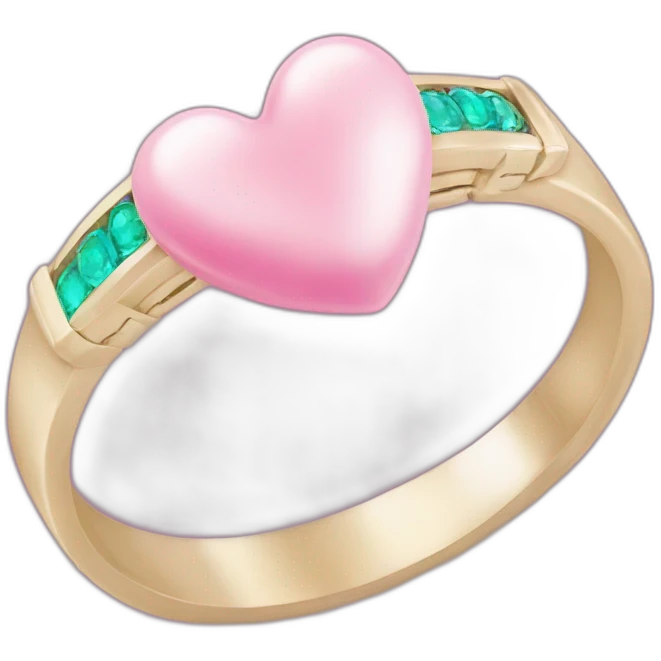 bague en cœur emoji