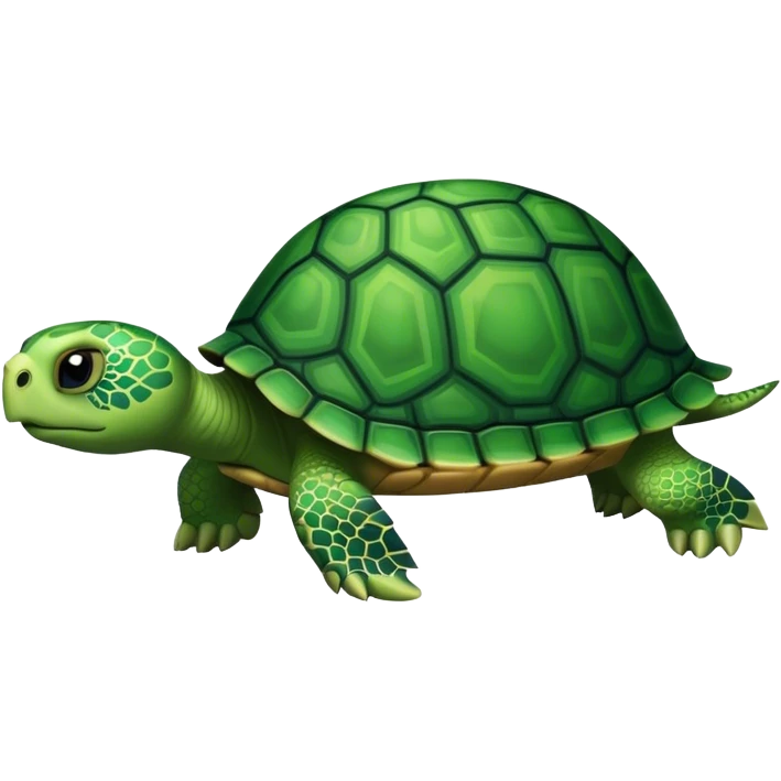 turtle with a long tail emoji