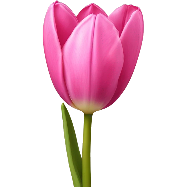 Pink tulipan emoji