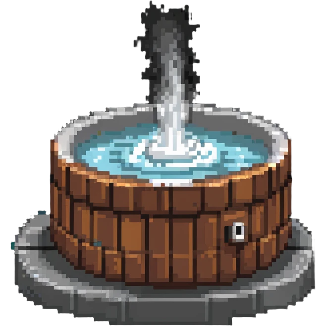 steaming jacuzzi hot tub emoji