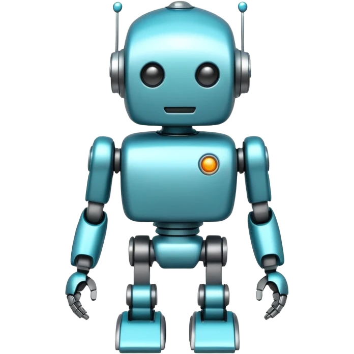 cyan robot emoji