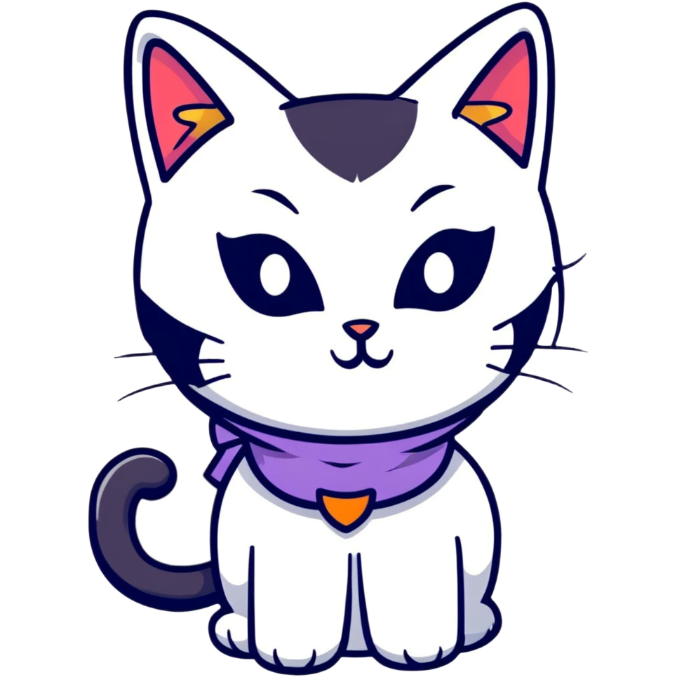 girl wearing cat mask emoji