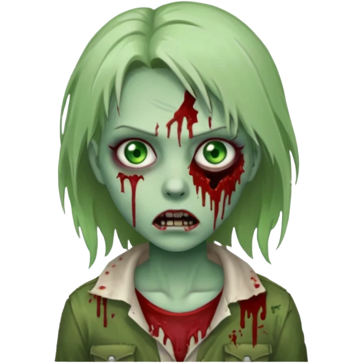 Garota zombi emoji