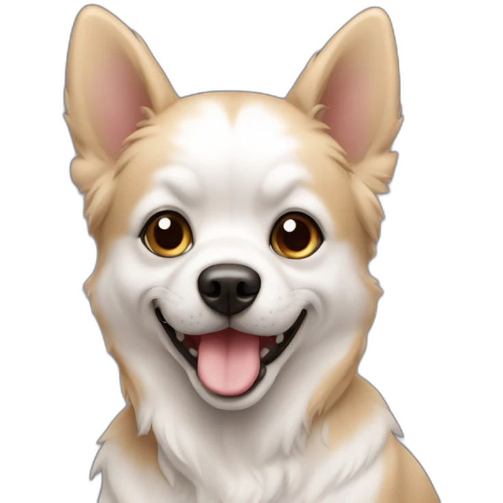 Chien sur chat emoji